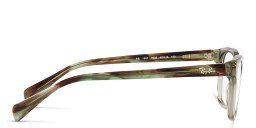 Shop Ray-Ban Junior Kids Square Eyeglasses in Grey online.