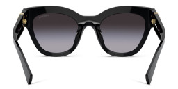 Shop MIU MIU Cat-Eye Sunglasses in Black online.