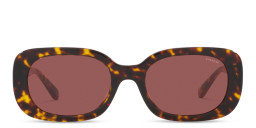 Coach Oval Sunglasses in Tortoise – Product Photo 1