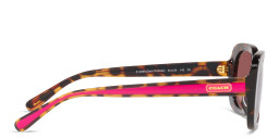 Coach Oval Sunglasses in Tortoise – Product Photo 3