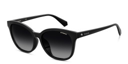 Shop Polaroid Square Sunglasses in Black online.