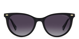 Shop Polaroid Cat-Eye Sunglasses in Black online.