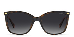 Polaroid Oversized Square Sunglasses in Havana – Product Photo 1