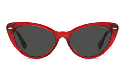 Shop Polaroid Cat-Eye Sunglasses in Red online.