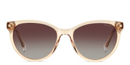 Polaroid Cat-Eye Sunglasses in Beige – Product Photo 1