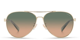 Coach Aviator Sunglasses in Gold – Product Photo 1