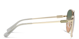 Coach Aviator Sunglasses in Gold – Product Photo 3