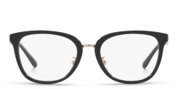 Shop Michael Kors Square Eyeglasses in Black online.