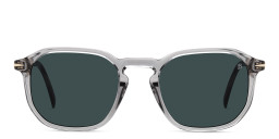 Shop DAVID BECKHAM Irregular Sunglasses in Grey online.
