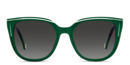 Carolina Herrera Round Sunglasses in Green – Product Photo 1