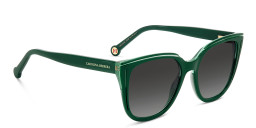 Carolina Herrera Round Sunglasses in Green – Product Photo 3