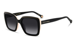 Carolina Herrera Logo Signature Oversized Square Sunglasses in Black Nude – Product Photo 2
