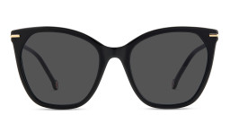 Shop Carolina Herrera Cat-Eye Sunglasses in Black online.