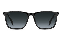 Hugo Boss Logo Square Sunglasses in Black – Product Photo 1