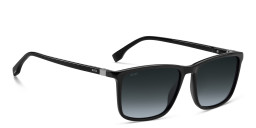 Hugo Boss Logo Square Sunglasses in Black – Product Photo 4