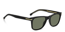 Shop Hugo Boss Rectangle Sunglasses in Black online.