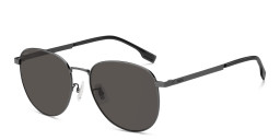 Hugo Boss Round Sunglasses in Dark Gunmetal – Product Photo 2