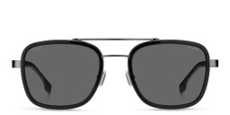 Shop Hugo Boss Square Sunglasses in Silver online.