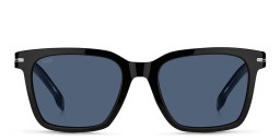 Hugo Boss Rectangle Sunglasses in Black – Product Photo 1