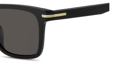 Hugo Boss Logo Signature Rectangle Sunglasses in Black – Product Photo 4