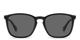 Shop Polaroid Stamped Logo Square Sunglasses in Black online.