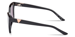 Shop Guess G Emblem Square Sunglasses in Black online.