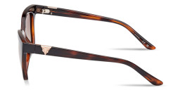 Shop Guess G Emblem Square Sunglasses in Havana online.