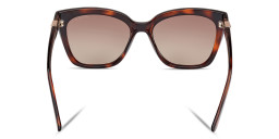Shop Guess G Emblem Square Sunglasses in Havana online.