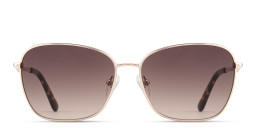 Shop Guess G Logo Cat-Eye Sunglasses in Shiny Gold online.