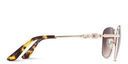 Shop Guess G Logo Cat-Eye Sunglasses in Shiny Gold online.