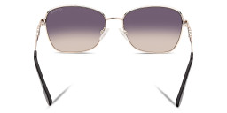 Shop Guess G Logo Cat-Eye Sunglasses in Gold online.