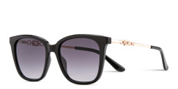 Shop Guess G Logo Square Sunglasses in Black online.