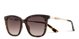 Shop Guess G Logo Square Sunglasses in Tortoise online.