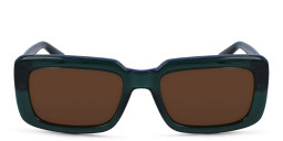 KARL LAGERFELD Rectangle Sunglasses in Green/Brown – Product Photo 2