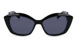 KARL LAGERFELD Rectangle Sunglasses in Black – Product Photo 1