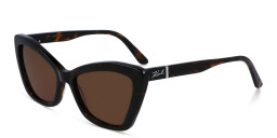 KARL LAGERFELD Cat-Eye Sunglasses in Tortoise – Product Photo 2