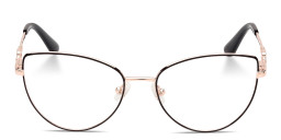 Guess G Logo Cat-Eye Eyeglasses in Black Gold – Product Photo 1