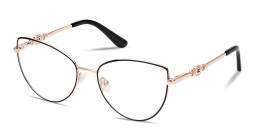 Guess G Logo Cat-Eye Eyeglasses in Black Gold – Product Photo 2