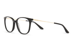 TRICE Square Eyeglasses in Black – Product Photo 2