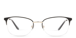 TRICE Half-Rim Rectangle Eyeglasses in Black – Product Photo 1