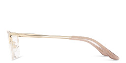 TRICE Half-Rim Rectangle Eyeglasses in Beige – Product Photo 3