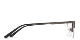 TRICE Half-Rim Rectangle Eyeglasses in Gunmetal – Product Photo 4
