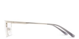 نظارات طبية مستطيلة بنصف إطار من TRICE بلون فضي - صورة المنتج 3