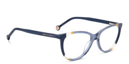 Carolina Herrera Cat-Eye Eyeglasses in Blue – Product Photo 3