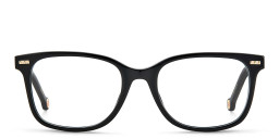 Shop Carolina Herrera Rectangle Eyeglasses in Black online.