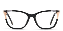 Shop Carolina Herrera Cat-Eye Eyeglasses in Black online.