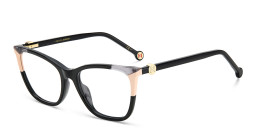 Shop Carolina Herrera Cat-Eye Eyeglasses in Black online.