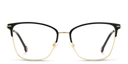 Carolina Herrera Square Eyeglasses in Black Gold – Product Photo 1