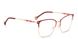 Carolina Herrera Square Eyeglasses in Gold – Product Photo 3