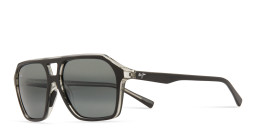 Shop Maui Jim Wedges Aviator Sunglasses in Black online.